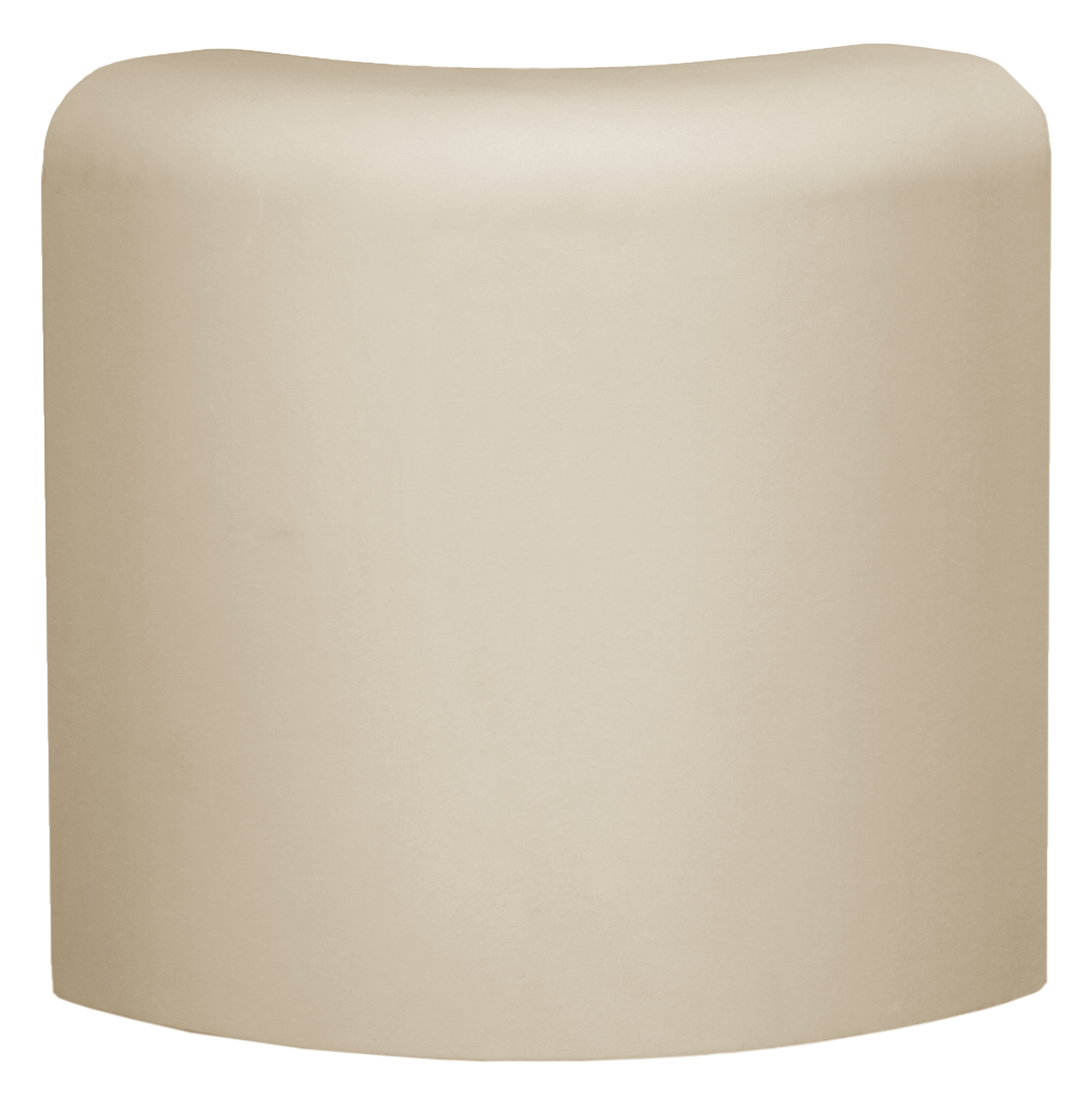 Curved pedestal corner Curved pedestal corner