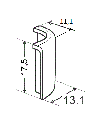 Curved pedestal corner Curved pedestal corner